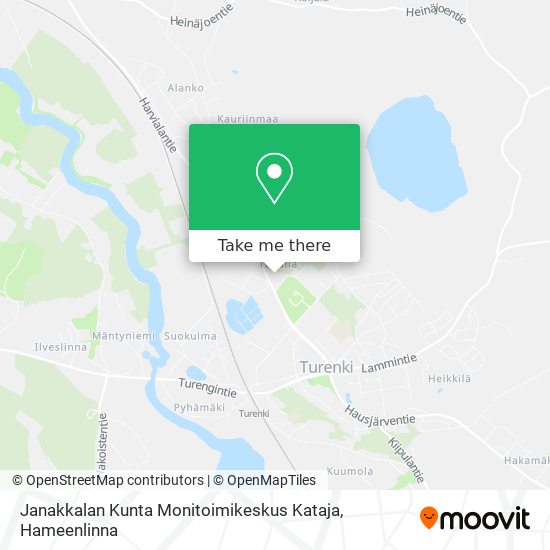 Janakkalan Kunta Monitoimikeskus Kataja map