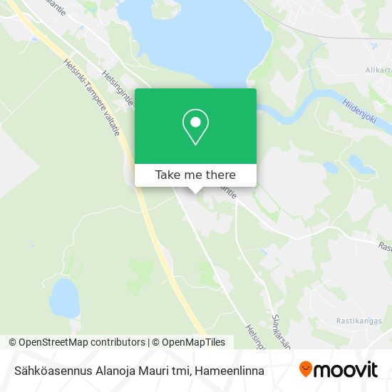 Sähköasennus Alanoja Mauri tmi map