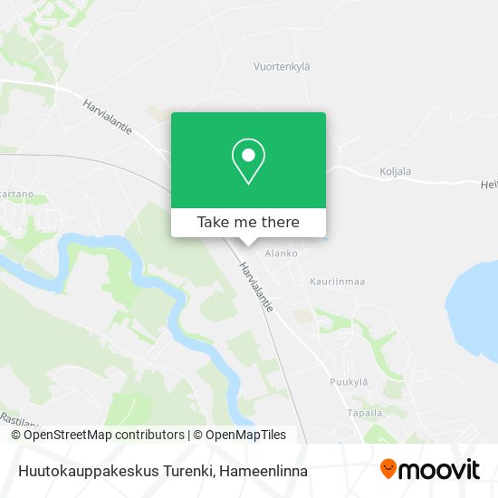 Huutokauppakeskus Turenki map