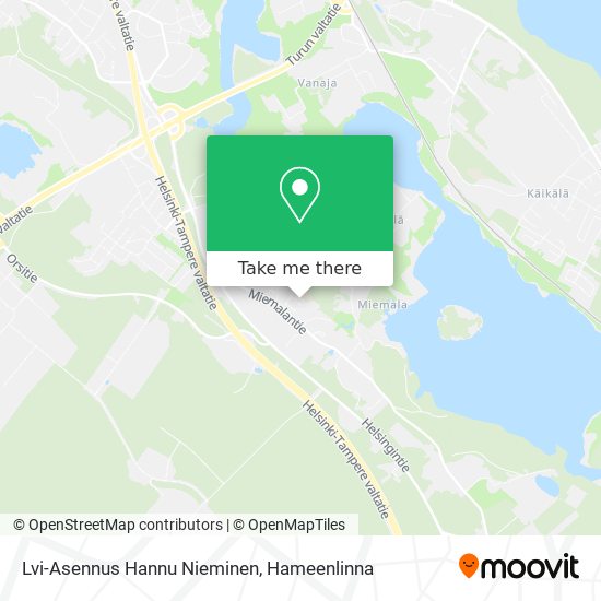Lvi-Asennus Hannu Nieminen map