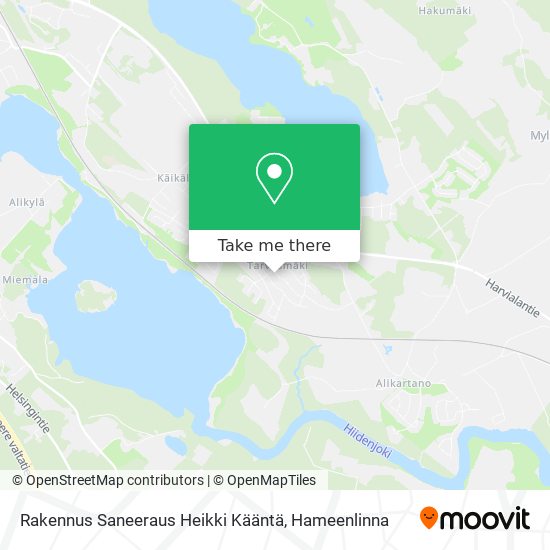 Rakennus Saneeraus Heikki Kääntä map