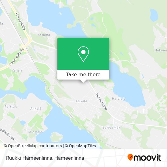 Ruukki Hämeenlinna map