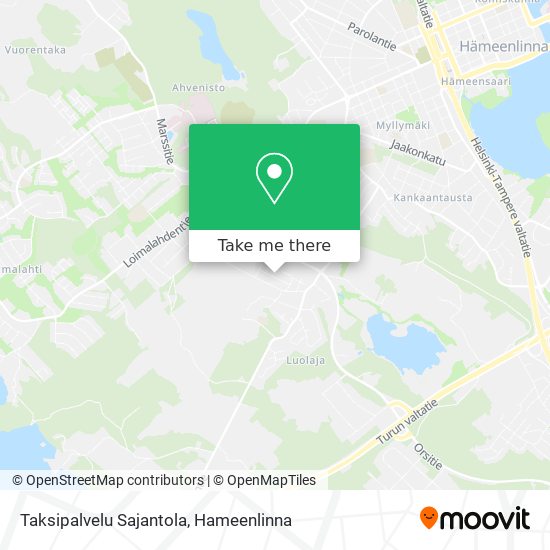 Taksipalvelu Sajantola map