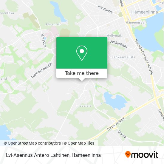 Lvi-Asennus Antero Lahtinen map