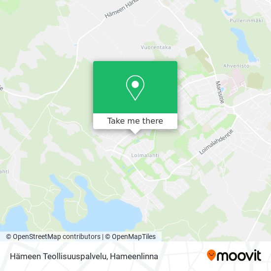 Hämeen Teollisuuspalvelu map