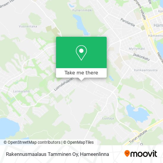Rakennusmaalaus Tamminen Oy map