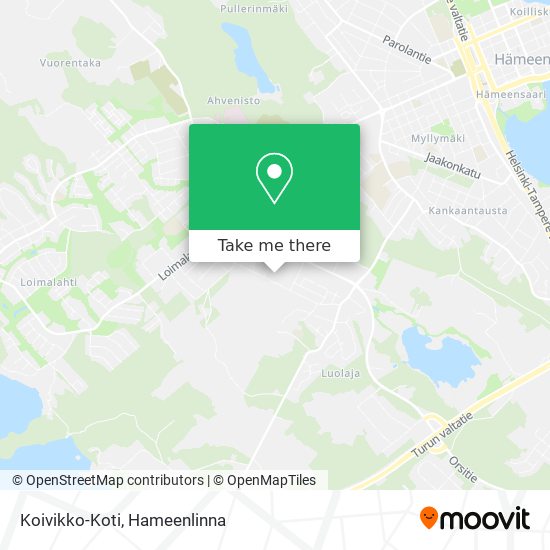 Koivikko-Koti map