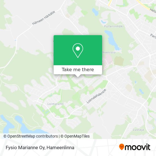 Fysio Marianne Oy map