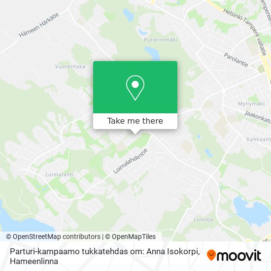 Parturi-kampaamo tukkatehdas om: Anna Isokorpi map