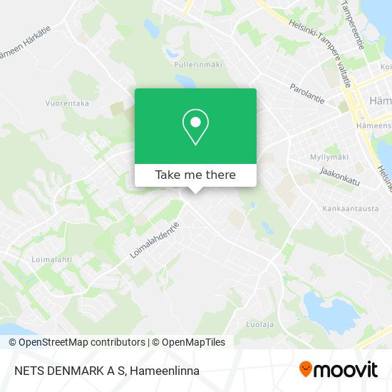 NETS DENMARK A S map