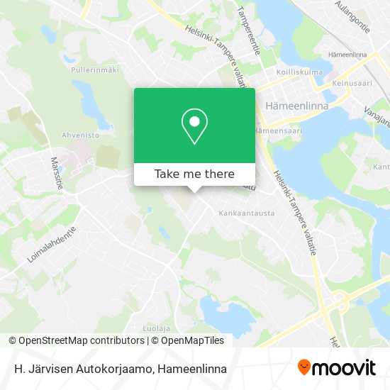 H. Järvisen Autokorjaamo map
