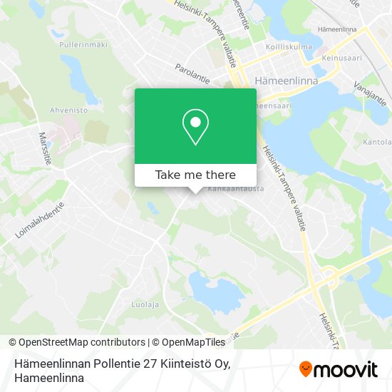 Hämeenlinnan Pollentie 27 Kiinteistö Oy map