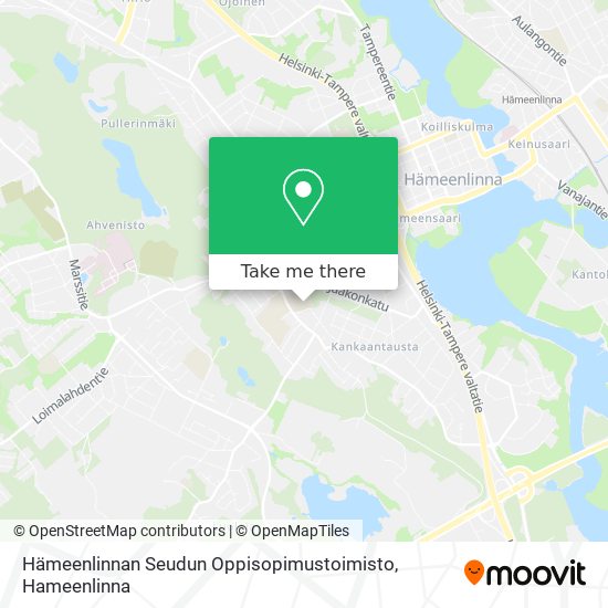 Hämeenlinnan Seudun Oppisopimustoimisto map