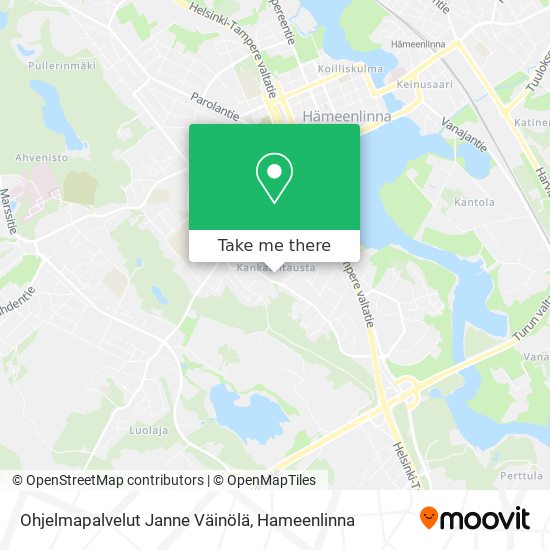 Ohjelmapalvelut Janne Väinölä map