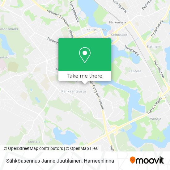 Sähköasennus Janne Juutilainen map