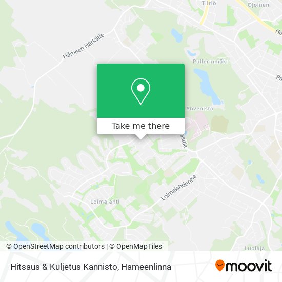 Hitsaus & Kuljetus Kannisto map