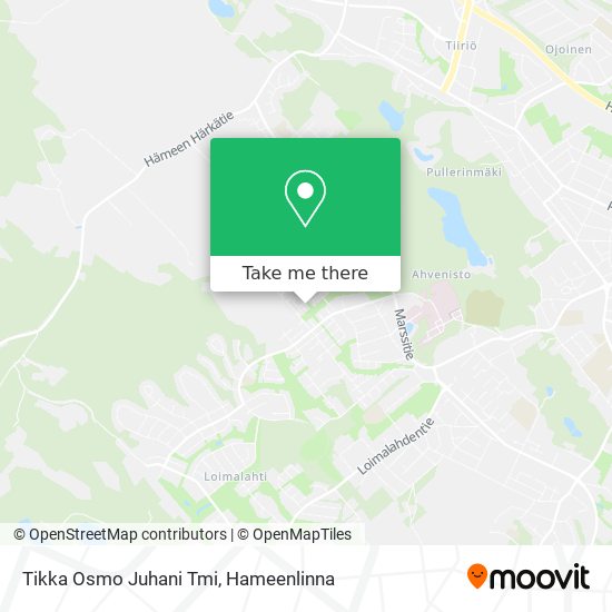 Tikka Osmo Juhani Tmi map