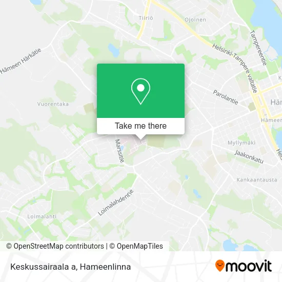 Keskussairaala a map