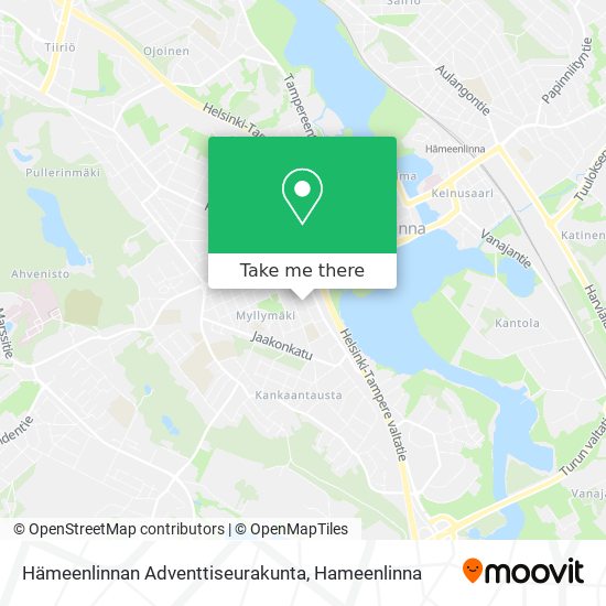 Hämeenlinnan Adventtiseurakunta map