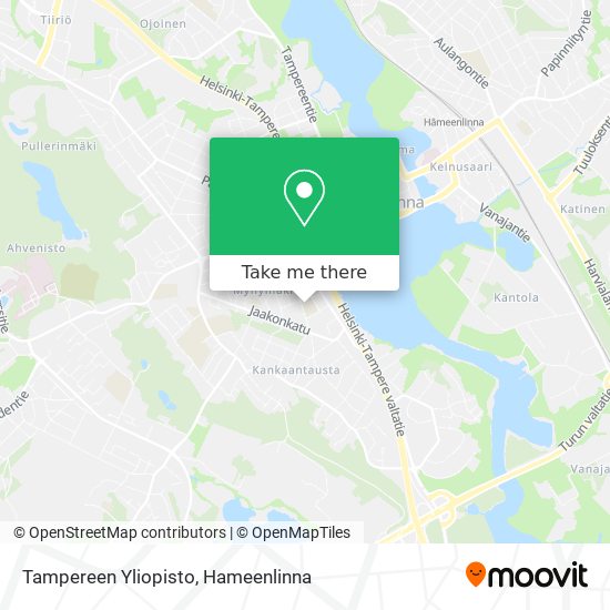 Tampereen Yliopisto map