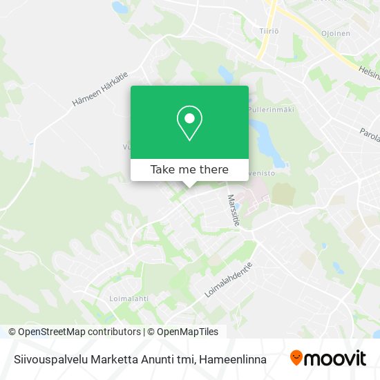 Siivouspalvelu Marketta Anunti tmi map