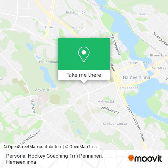 Personal Hockey Coaching Tmi Pennanen map