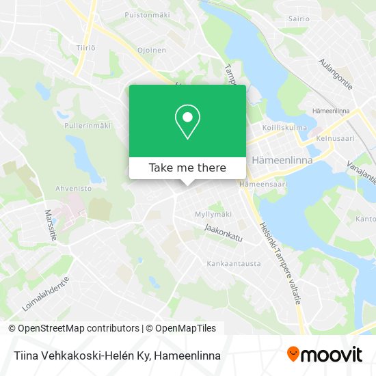 Tiina Vehkakoski-Helén Ky map
