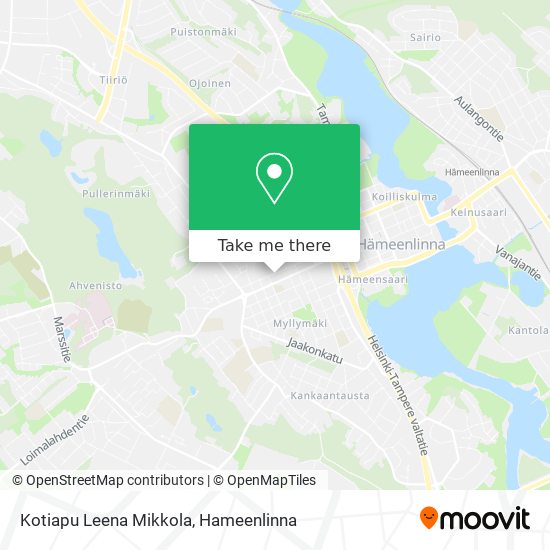 Kotiapu Leena Mikkola map