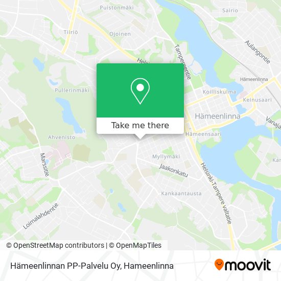 Hämeenlinnan PP-Palvelu Oy map