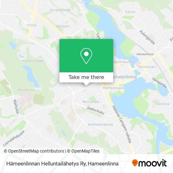 Hämeenlinnan Helluntailähetys Ry map