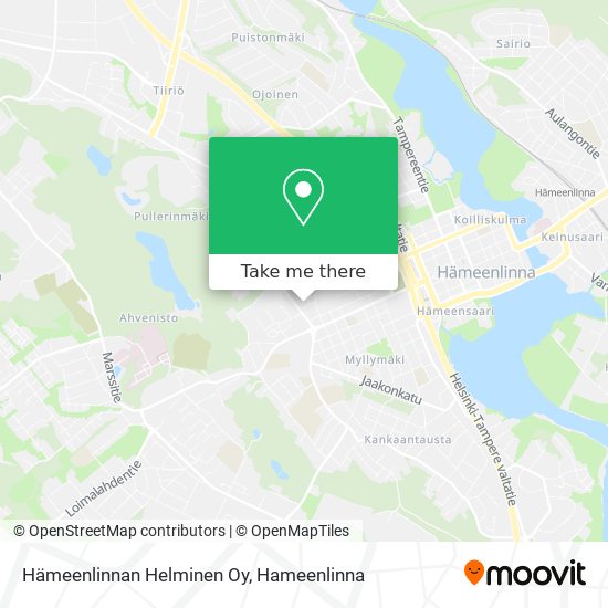 Hämeenlinnan Helminen Oy map
