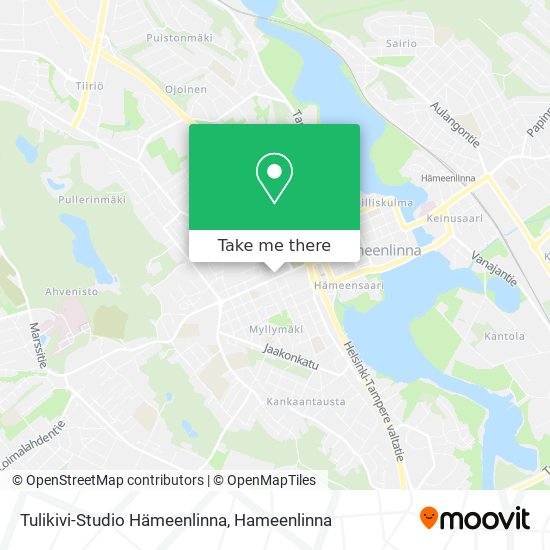 Tulikivi-Studio Hämeenlinna map