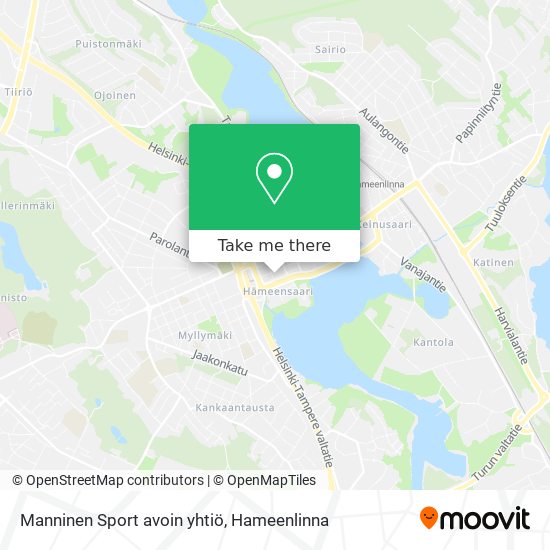 Manninen Sport avoin yhtiö map