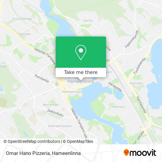 Omar Hano Pizzeria map