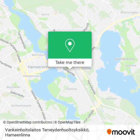 Vankeinhoitolaitos Terveydenhuoltoyksikkö map