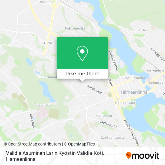 Validia Asuminen Larin Kyöstin Validia-Koti map