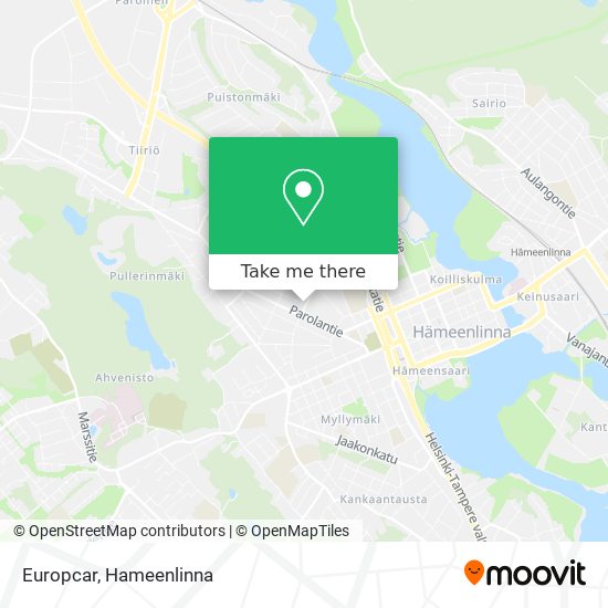 Europcar map