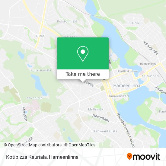 Kotipizza Kauriala map