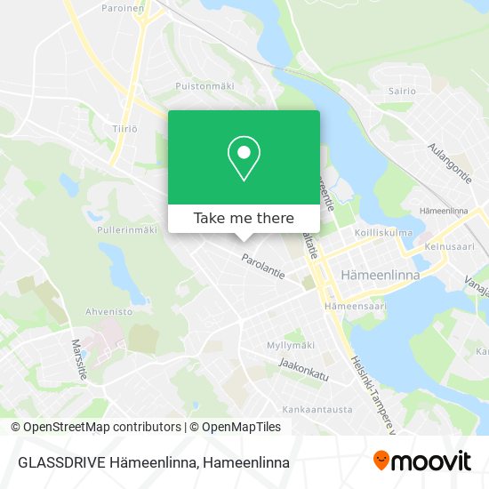 GLASSDRIVE Hämeenlinna map