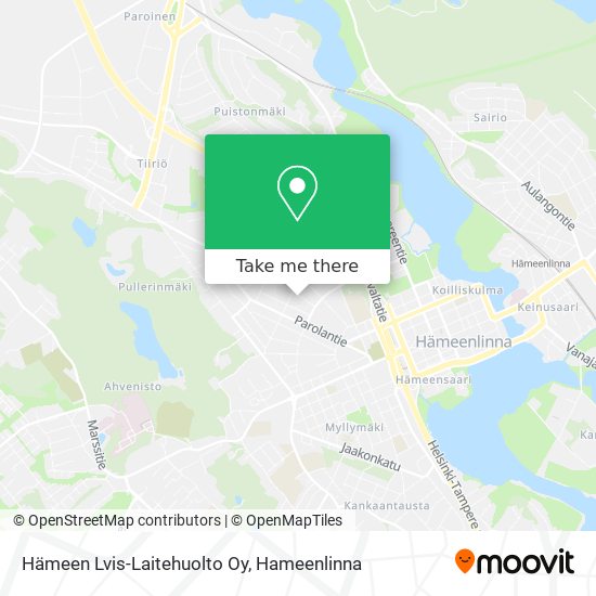 Hämeen Lvis-Laitehuolto Oy map