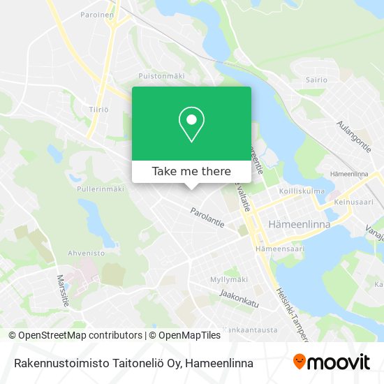 Rakennustoimisto Taitoneliö Oy map