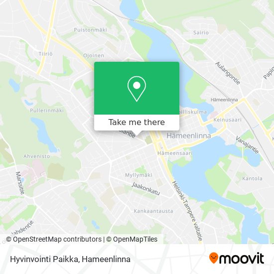 Hyvinvointi Paikka map