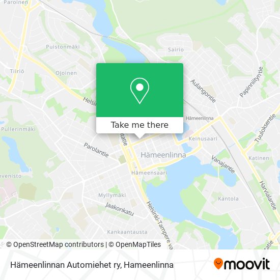 Hämeenlinnan Automiehet ry map