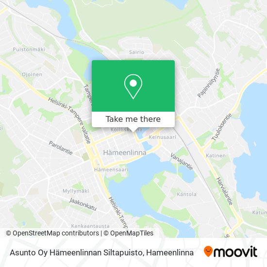 Asunto Oy Hämeenlinnan Siltapuisto map
