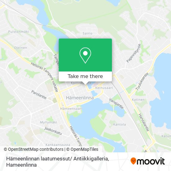 Hämeenlinnan laatumessut/ Antiikkigalleria map