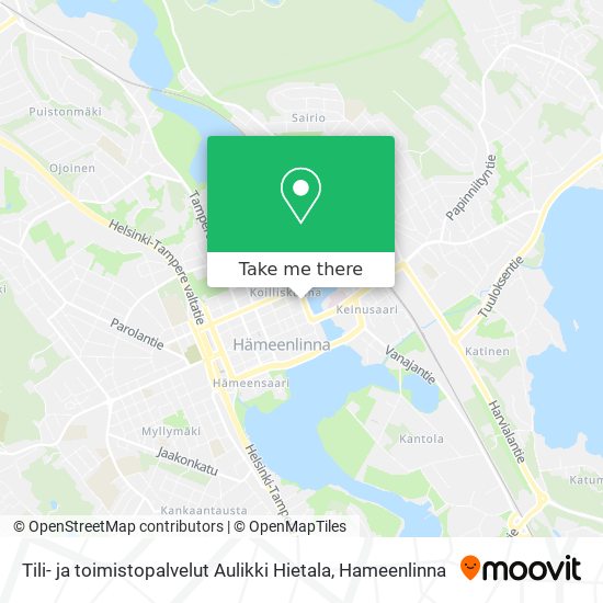 Tili- ja toimistopalvelut Aulikki Hietala map