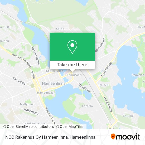 NCC Rakennus Oy Hämeenlinna map