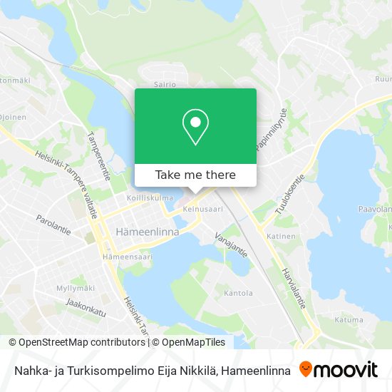 Nahka- ja Turkisompelimo Eija Nikkilä map