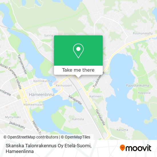 Skanska Talonrakennus Oy Etelä-Suomi map