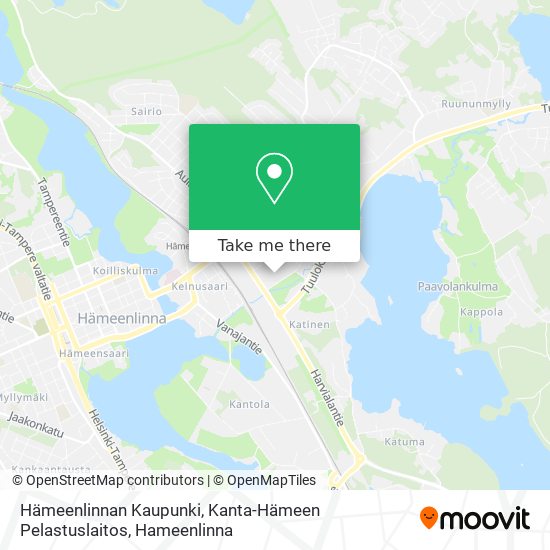 Hämeenlinnan Kaupunki, Kanta-Hämeen Pelastuslaitos map